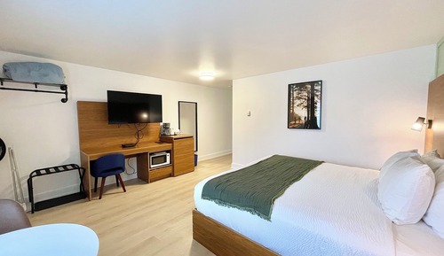 Chambre Deluxe, 1 très grand lit, accessible aux personnes à mobilité réduite