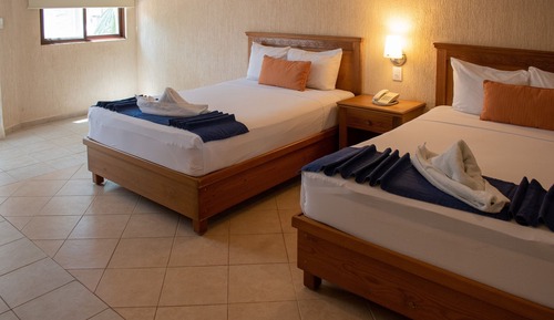 Chambre Double Familiale, coin cuisine