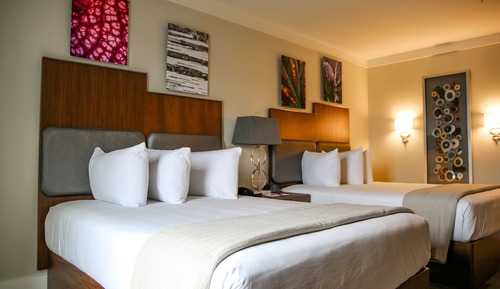 Chambre, 2 grands lits