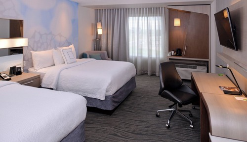 Chambre, 2 grands lits