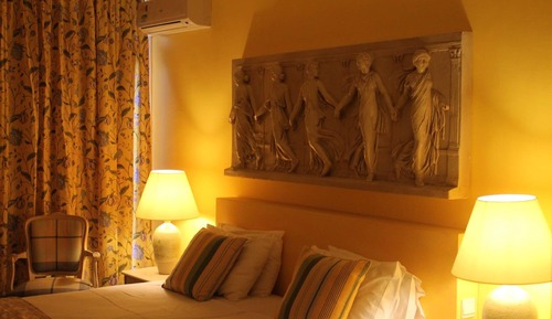 Chambre Standard avec lits jumeaux, 1 chambre, non-fumeurs, vue partielle sur la mer