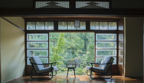 Chambre Tradition avec lits jumeaux, vue jardin (Japanese-Style)