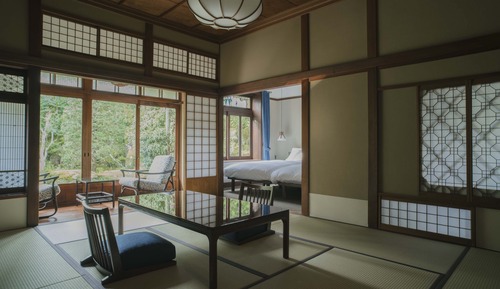 Suite Tradition (Japanese-Western style, Open-Air Bath)
