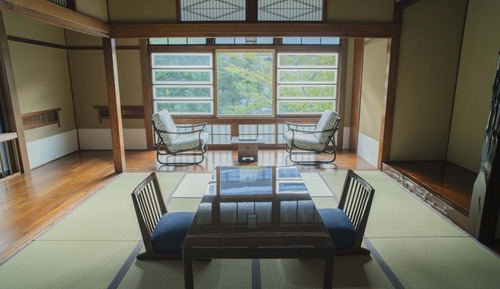 Chambre Tradition avec lits jumeaux (Japanese-Style, Open-Air Bath)