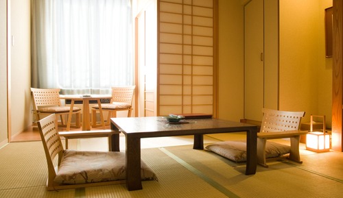 Chambre Supérieure, baignoire (Japanese Style Room - open-air bath  )