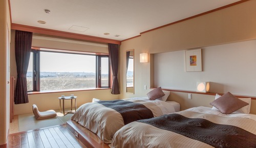 Chambre, non-fumeurs, chambres communicantes (View Floor, Japanese & Western style)