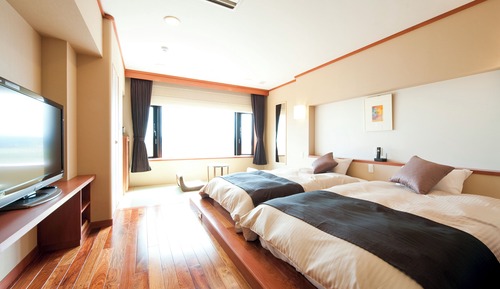 Chambre avec lits jumeaux, non-fumeurs, vue fleuve (Modern)