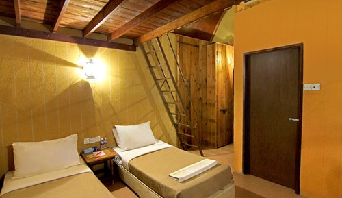 Chambre, 2 lits une place, chambres communicantes (Bandwagon Upper)
