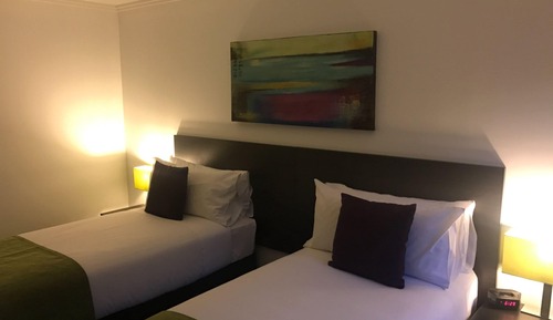 Chambre avec lits jumeaux, 1 chambre, non-fumeurs, balcon