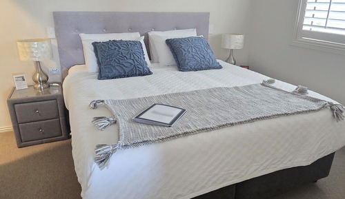 Appartement Premium, 1 très grand lit, vue baie, en bord de plage