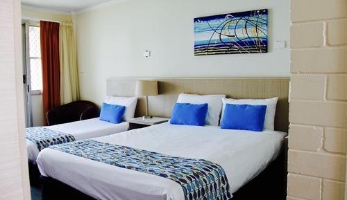 Chambre Deluxe avec lits jumeaux, vue fleuve