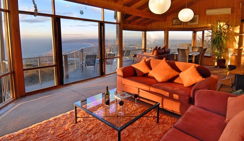 Penthouse Panoramique, 1 très grand lit, vue baie
