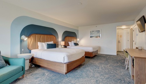 Chambre Standard, 2 grands lits, vue océan (No Pets)