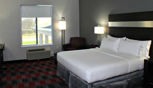 Chambre, 1 très grand lit, accessible aux personnes à mobilité réduite, non-fumeurs (Hearing)