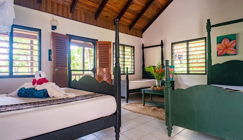 Bungalow, plusieurs lits, vue océan