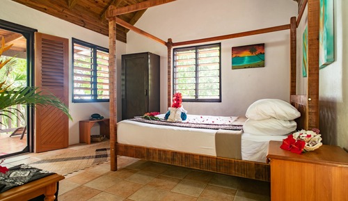 Bungalow, plusieurs lits, vue océan