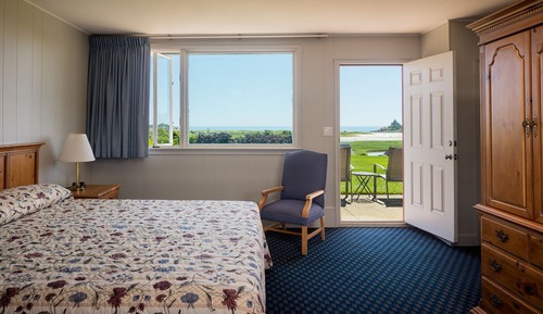 Chambre, 1 très grand lit, vue océan