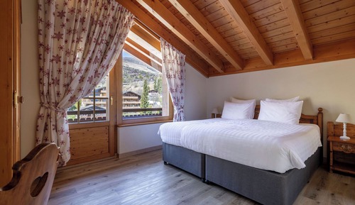 Appartement Deluxe, 2 chambres, balcon, vue vallée (Penthouse Petit Combin)