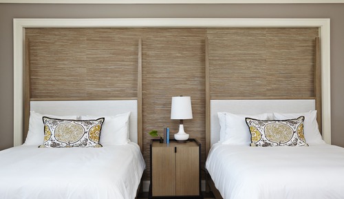 Chambre Deluxe, 2 grands lits, balcon, vue jardin