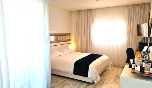 Chambre Double Classique, balcon, vue ville