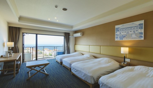 Chambre avec lits jumeaux, vue océan (Kaze Hotel, Renovated)