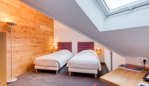 Chambre avec lits jumeaux
