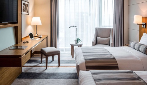 Chambre Exécutive, 2 lits une place, accès salon affaires (Deluxe)