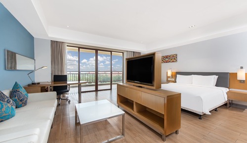 Suite, 1 très grand lit, vue jardin