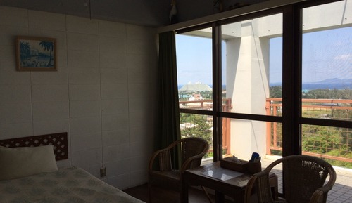 Chambre Standard avec lits jumeaux, 2 lits une place, non-fumeurs, vue océan