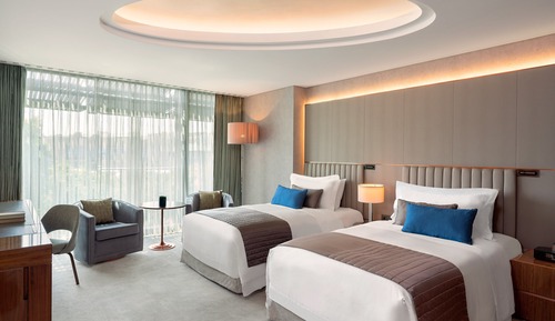 Chambre Deluxe, 2 lits une place, vue parc