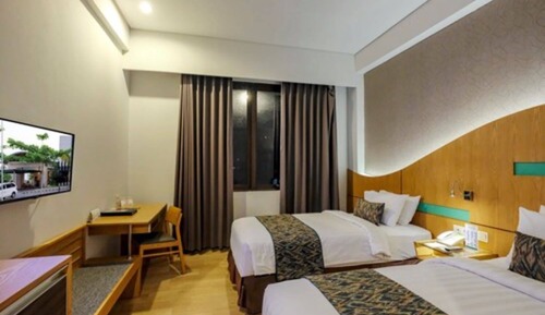 Chambre Deluxe avec lits jumeaux (Eager - Free Scheduled Airport Transp)