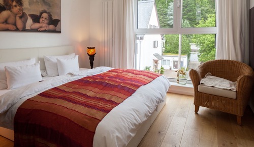 Appartement Duplex Deluxe, 1 chambre, balcon, vue jardin