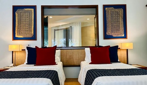 Chambre Deluxe avec lits jumeaux, vue océan