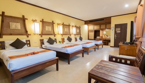 Chambre, non-fumeurs, vue piscine