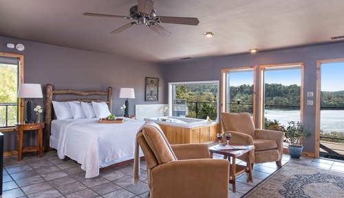 Suite Premium, 1 chambre, bain à remous, vue lac