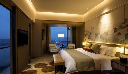 Suite, 1 chambre, baignoire accessible aux personnes à mobilité réduite (Club Lounge Access)