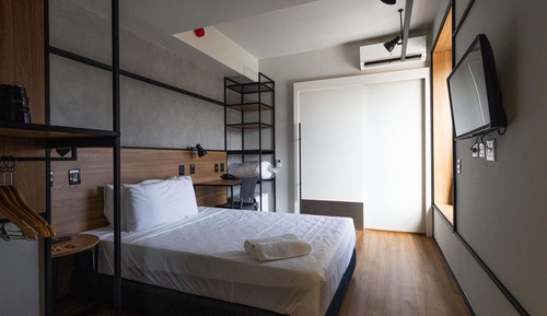 Chambre Standard, 1 lit double, accessible aux personnes à mobilité réduite (Accessible)