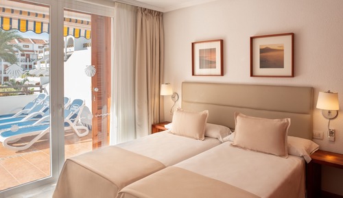 Appartement Supérieur, 2 chambres, terrasse, vue jardin