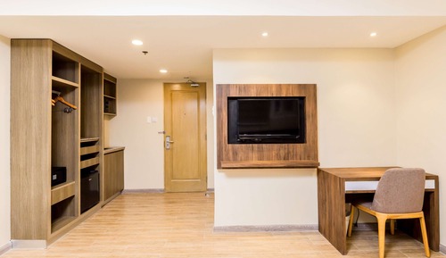 Chambre « Premier » avec lits jumeaux, 2 lits doubles, non-fumeurs, coin cuisine