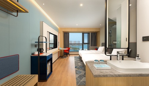 Chambre Standard, 2 lits une place, vue lac (Smart Room)