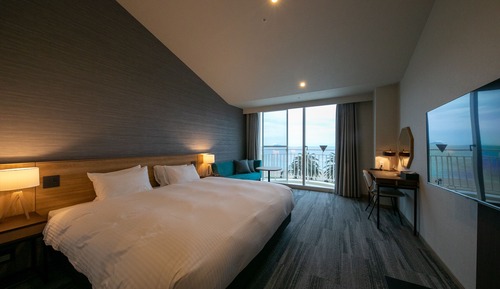 Chambre Double Supérieure, 1 très grand lit, non-fumeurs, vue océan