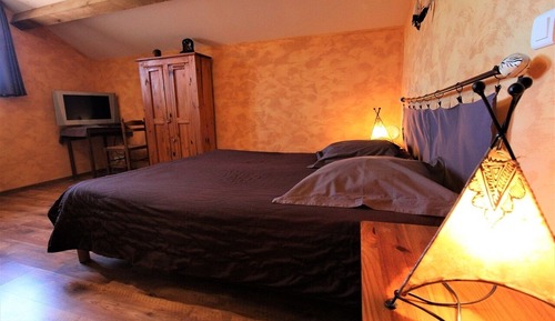 Chambre Double Standard, salle de bains attenante (Indienne)