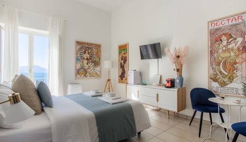 Chambre Double Luxe, balcon, vue mer