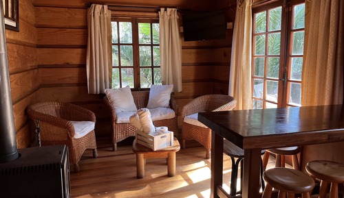 Cabane, 2 chambres, animaux de compagnie acceptés, vue cour intérieure