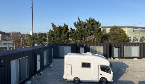 Tente, non-fumeurs (Container Cottage)