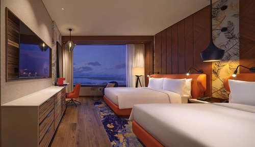 [Chef's Kitchen 1st session]Forest Tower Lake Deluxe Double Queen+BF for 2(6:30~8:30am)+WellnessClub