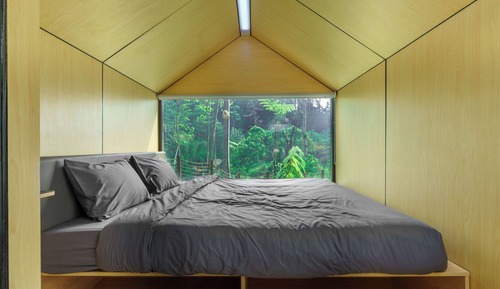 Cabane Deluxe, bain à remous