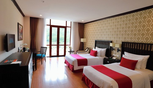 Chambre Deluxe avec lits jumeaux, vue golf