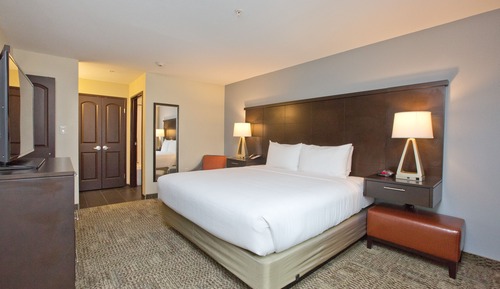 Suite Studio, 1 très grand lit, accessible aux personnes à mobilité réduite, cuisine (Mobility Tub)