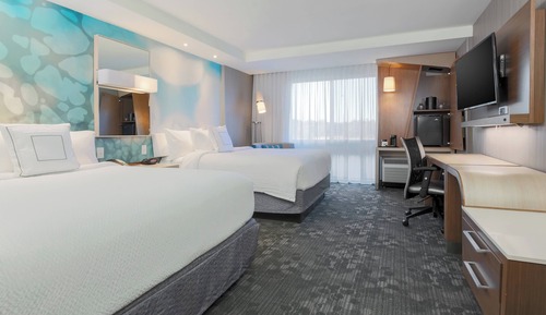 Chambre, 2 grands lits